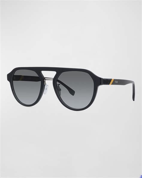 fendi 49mm top bar sunglasses|Fendi Men's Top Bar Acetate Sunglasses .